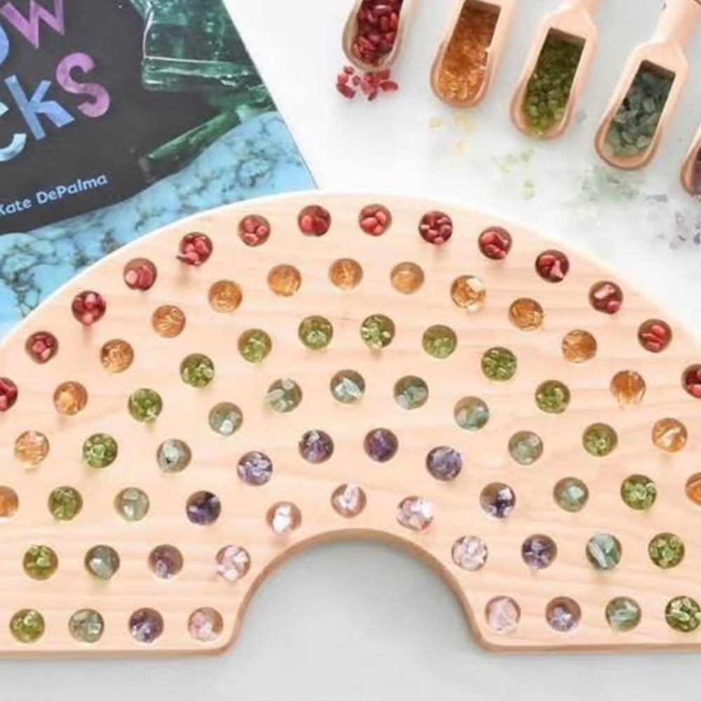 Maple and Lark Wooden Rainbow Sorting Tray - Montessori Toy Toys